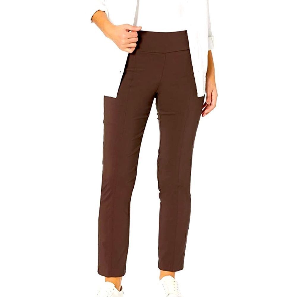 Zac & Rachel Women's Pull-on Pants NWT in Color Peppercom